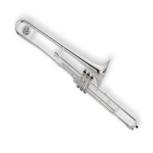 Cargar imagen en el visor de la galería, TROMBON DE EMBOLOS JUPITER DO PLATEADO CON ESTUCHE JTB720VSQ