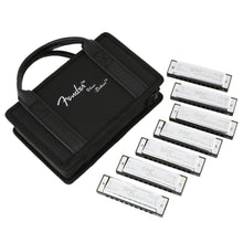 Cargar imagen en el visor de la galería, JUEGO DE ARMONICAS FENDER BLUES DELUXE HARMONICA