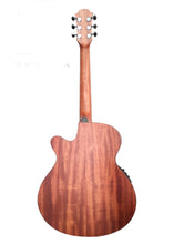Cargar imagen en el visor de la galería, GUITARRA ELECTROACUSTICA CAOBA MCCARTNEY QA-66 CON PASTILLA Y AFINADOR