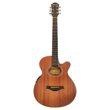 Cargar imagen en el visor de la galería, GUITARRA ELECTROACUSTICA CAOBA MCCARTNEY QA-66 CON PASTILLA Y AFINADOR