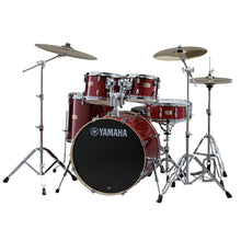 Cargar imagen en el visor de la galería, BATERIA YAMAHA STAGE CUSTOM CRANBERRY SBP2F5 SHELL PACK