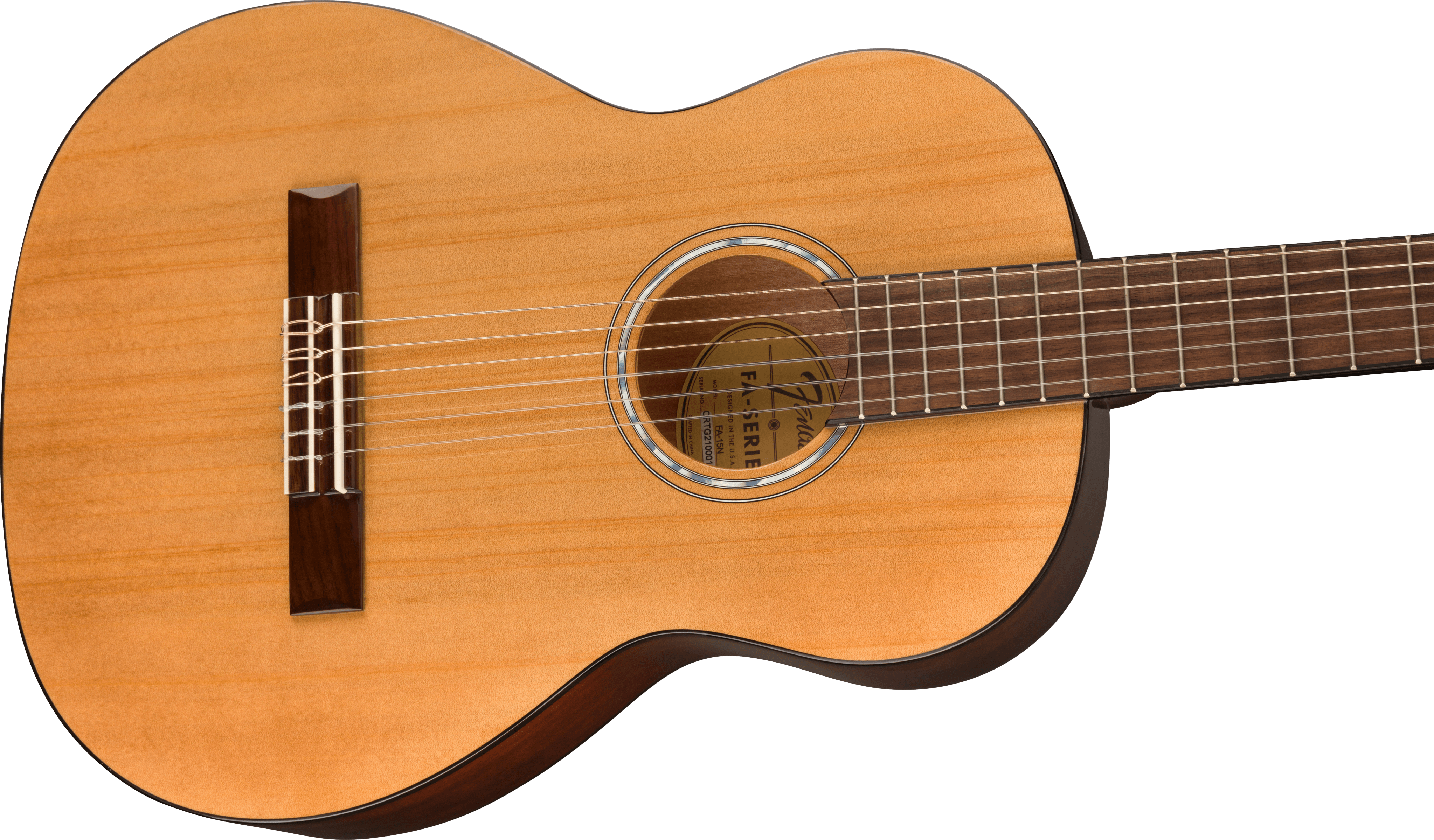 GUITARRA TERCEROLA CLASICA  FENDER FA-15N 3/4 Nylon