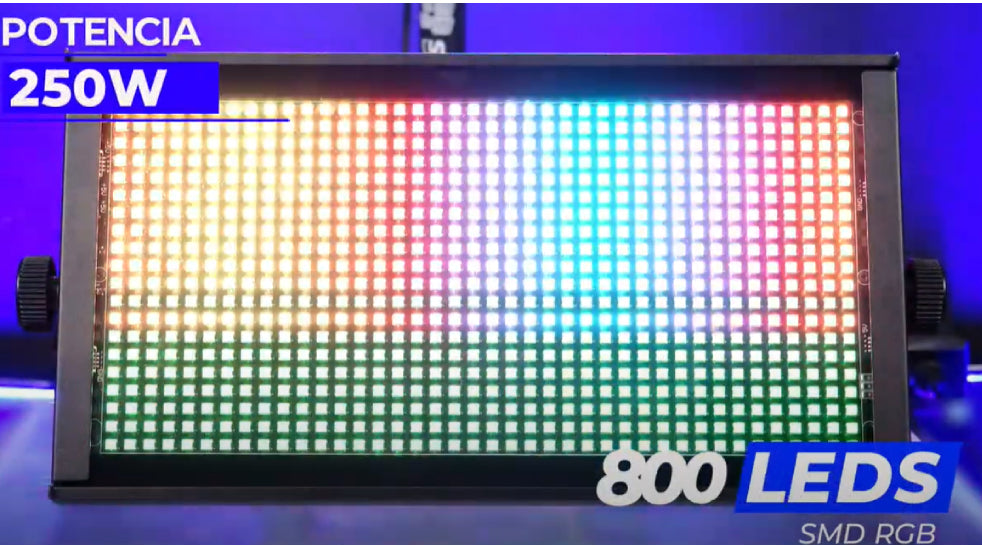 PANEL SUPERBRIGHT STROBO DE LED CIRCUS FX  6 PIEZAS