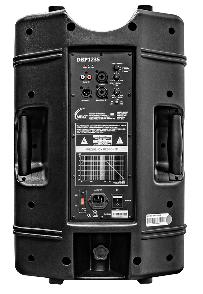 BAFLE AMPLIFICADO MELO DSP1535