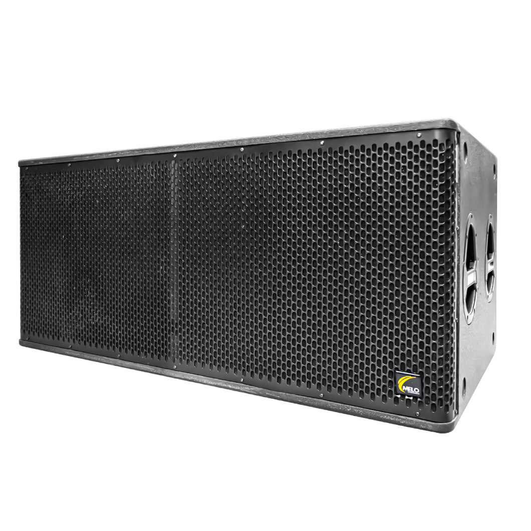 BAFLE DOBLE SUBWOOFER MELO  DSP28 PRO