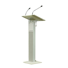 Cargar imagen en el visor de la galería, PODIUM CON AMPLIFICADOR INTEGRADO Y MICROFONOS
