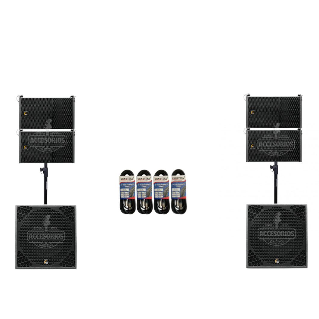 SISTEMA DE SONIDO MELO MATCH SERIES PARA 300 PERSONAS